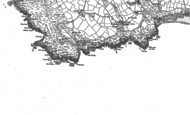 Old Map of Porthgwarra, 1906