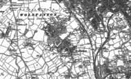 Old Map of Porthill, 1878 - 1898