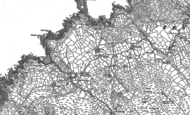 Old Map of Porthmeor, 1877 - 1906