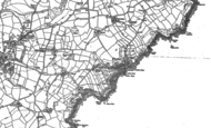 Old Map of Portloe, 1879 - 1906