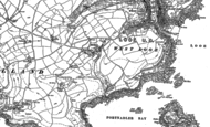 Old Map of Portlooe, 1905