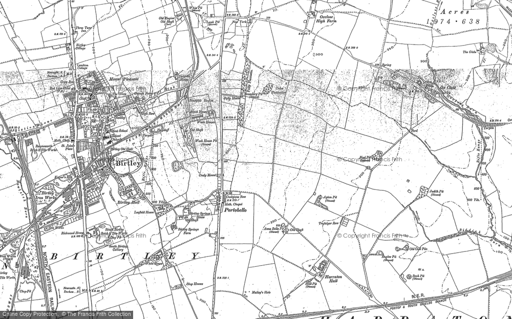 Old Map of Portobello, 1895 in 1895