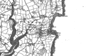 Old Map of Portscatho, 1879 - 1906