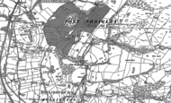 Old Map of Pott Shrigley, 1907