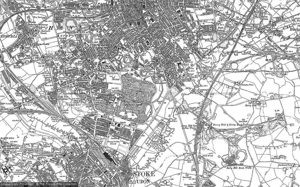 Old Map of Potteries, The, 1877 - 1878 in 1877