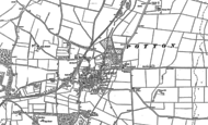 Old Map of Potton, 1900