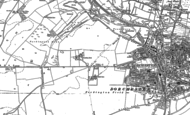 Old Map of Poundbury, 1886 - 1887