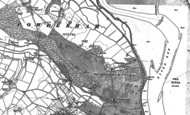 Old Map of Powderham, 1888