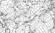 Old Map of Pren-gwyn, 1887 - 1904