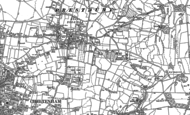 Old Map of Prestbury, 1883 - 1885