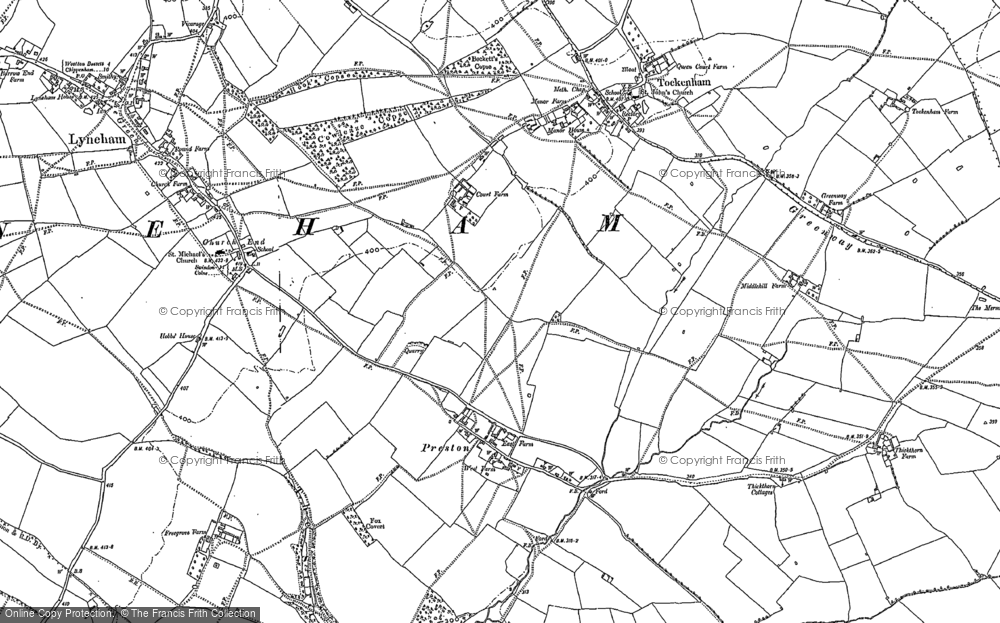 Old Map of Preston, 1899 in 1899