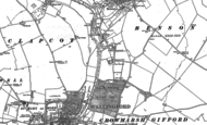 Old Map of Preston Crowmarsh, 1910