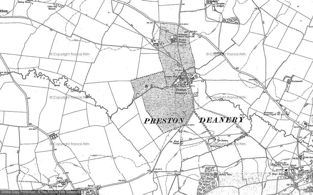 Old Map of Preston Deanery, 1899 in 1899