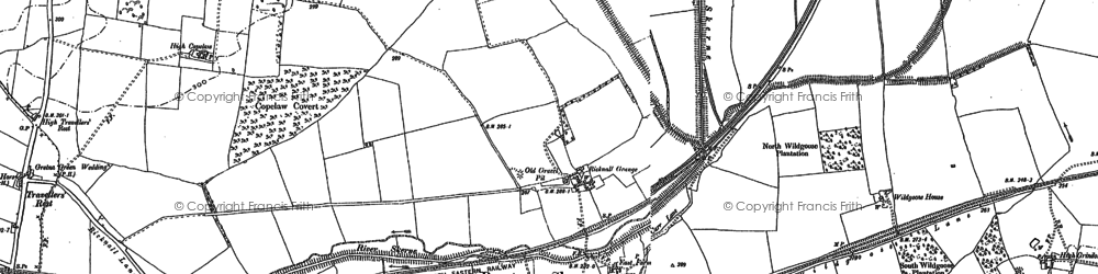Old map of Preston-le-Skerne in 1896