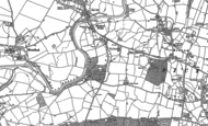 Old Map of Preston Montford, 1881