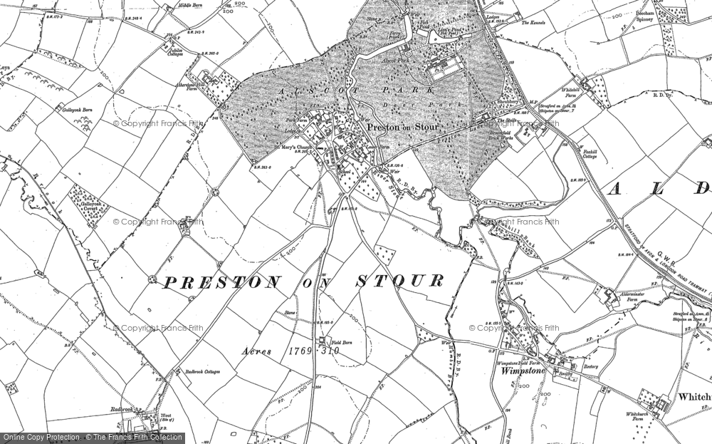 Preston on Stour, 1900