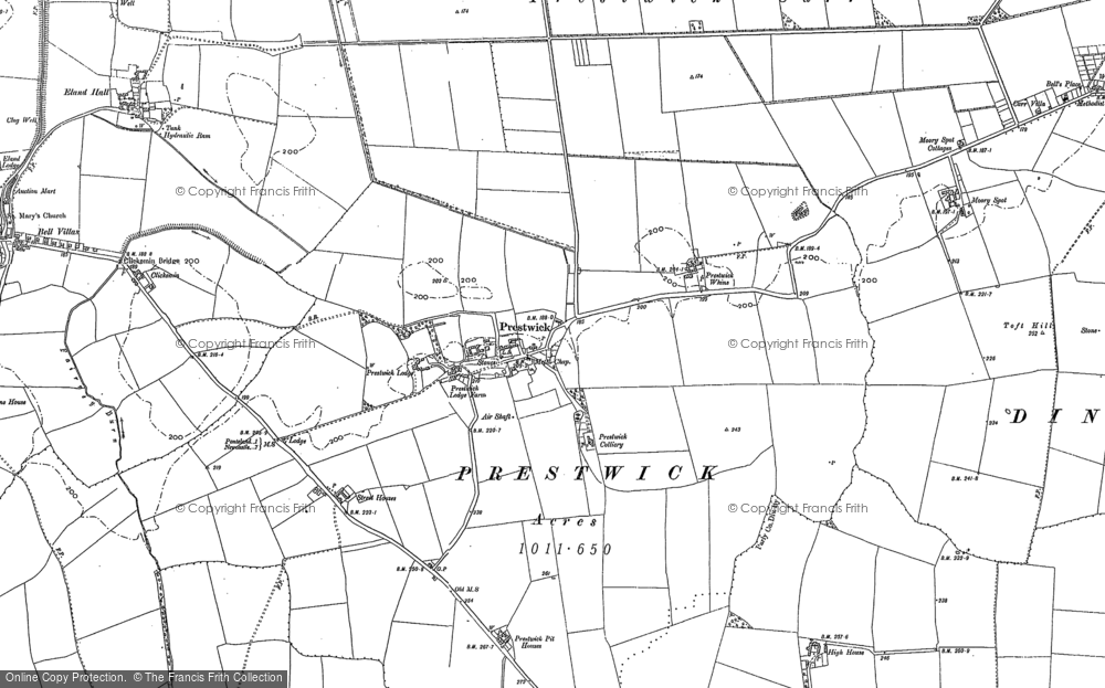 Old Map of Prestwick, 1895 in 1895
