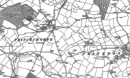 Old Map of Princethorpe, 1885 - 1886