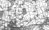 Old Map of Priorswood, 1887