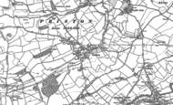 Old Map of Priston, 1882 - 1884