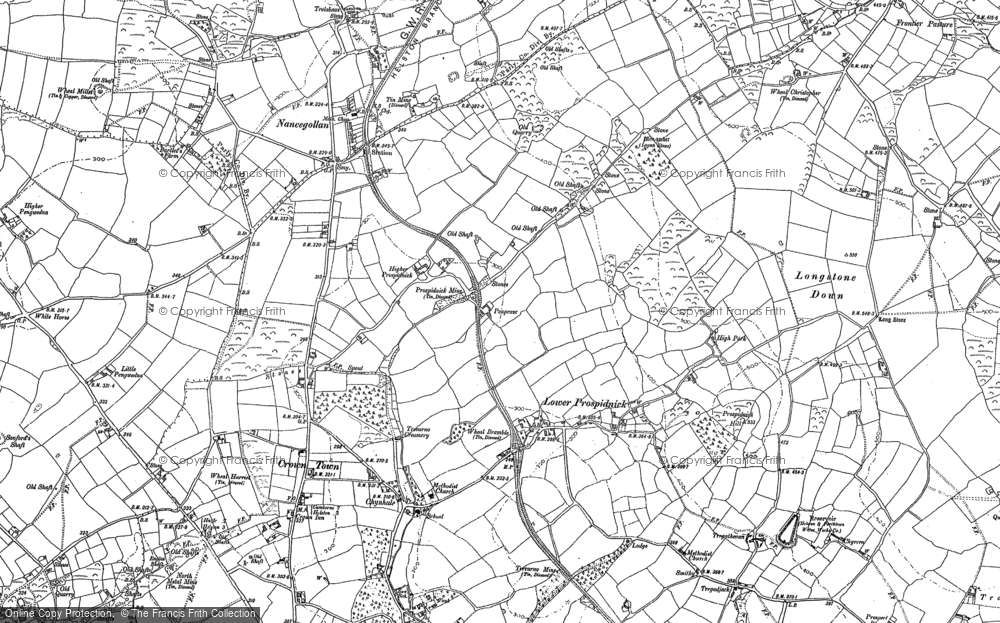 Old Maps of Prospidnick, Cornwall - Francis Frith