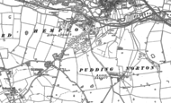 Old Map of Pudding Norton, 1885