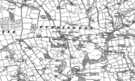Old Map of Puddington, 1887