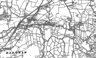 Old Map of Pulborough, 1895 - 1896