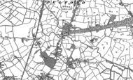 Old Map of Pulford, 1909