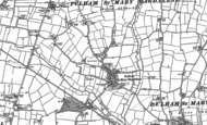 Old Map of Pulham Market, 1883 - 1904