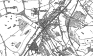 Old Map of Purley, 1895