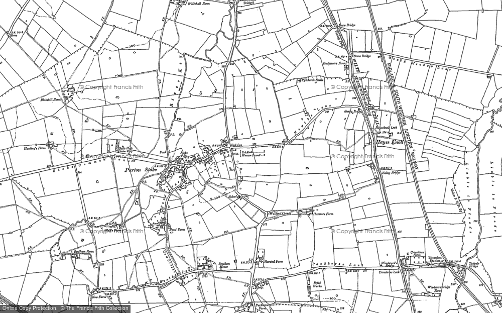 Old Map of Purton Stoke, 1899 in 1899