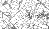 Old Map of Pury End, 1883