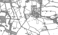 Old Map of Pusey, 1898 - 1910