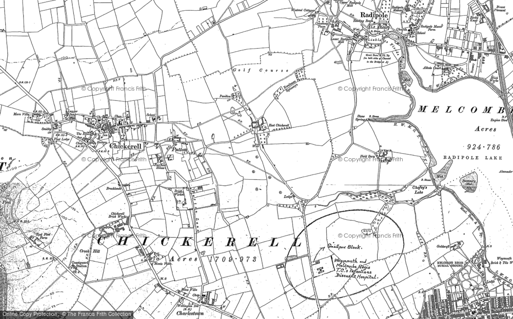 Old Map of Putton, 1902 - 1927 in 1902