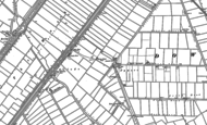 Old Map of Pymoor, 1886