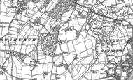 Old Map of Queen's Bower, 1896 - 1907