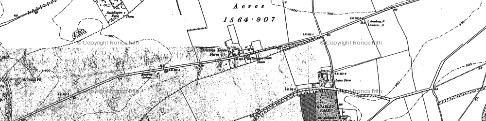 Old map of Racedown in 1894