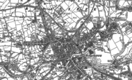 Old Map of Radcliffe, 1890 - 1891