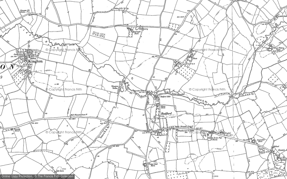 Old Map of Radford, 1903 in 1903