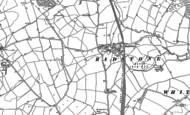 Old Map of Radstone, 1883