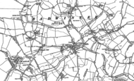 Old Map of Radwinter, 1896
