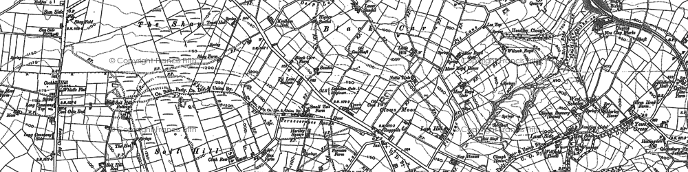 Old map of Raggalds in 1891