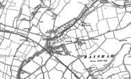 Old Map of Rainham, 1895