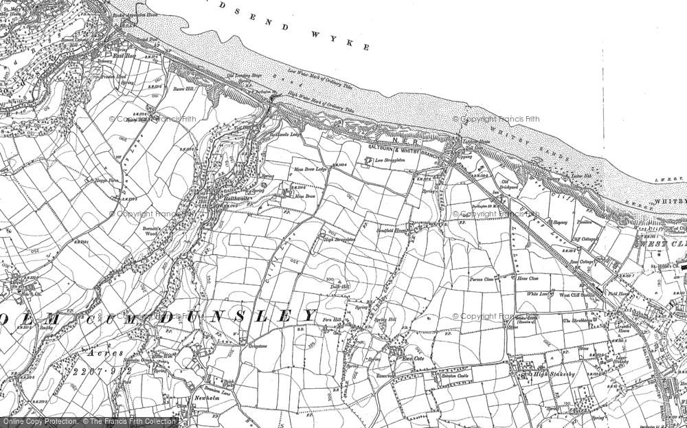 Old Map of Raithwaite, 1911 in 1911