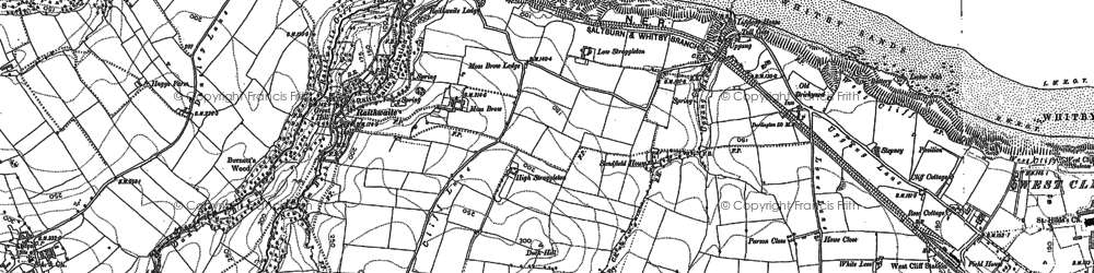 Old map of Raithwaite in 1911