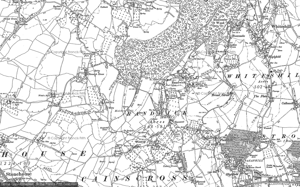 Old Map of Randwick, 1882 in 1882