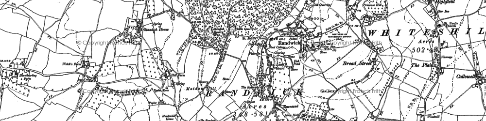 Old map of Randwick in 1882