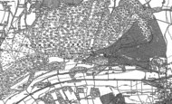 Old Map of Ranmore Common, 1895