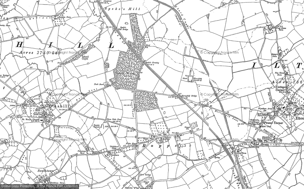 Old Map of Rapps, 1886 - 1901 in 1886